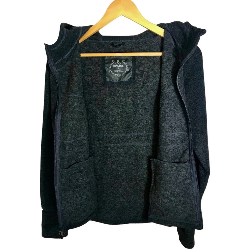 PrAna Women's Grey Drea Front-Zip Hoodie/Jacket Size S - Picture 3 of 15